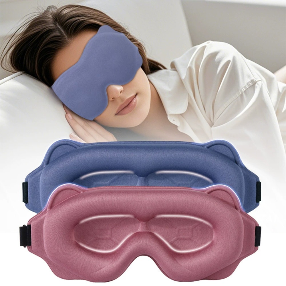 3D Printing Mask - 3D遮光アイマスク、睡眠用アイマスク、柔らかい睡眠補助アイマスク、旅行用アイマスク、遮光アイマスク、ナイトアイマスク、アイパッチ