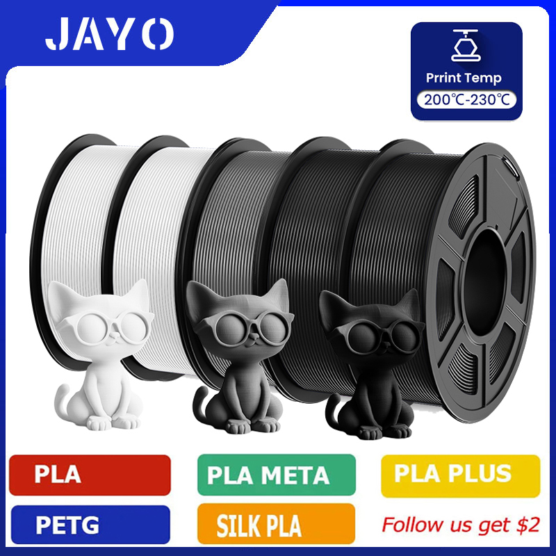3D Printing Nylon - JAYO 5ロール PLA/PLA Plus/PETG/ABS/TPU/PLA Meta/PLAYG/HS-PLA 3Dプリンター用フィラメント