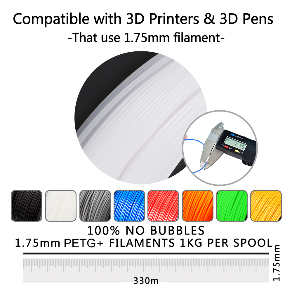 SUNLU 10KG 3Dフィラメント PETGフィラメント - 3D Printing Nylon のレビューと価格
