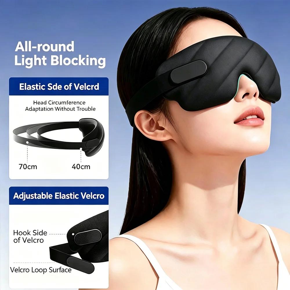 3D形状のアイマスク、カップ型、凹型成形、夜間用、遮光、男女 - 3D Printing Mask のレビューと価格