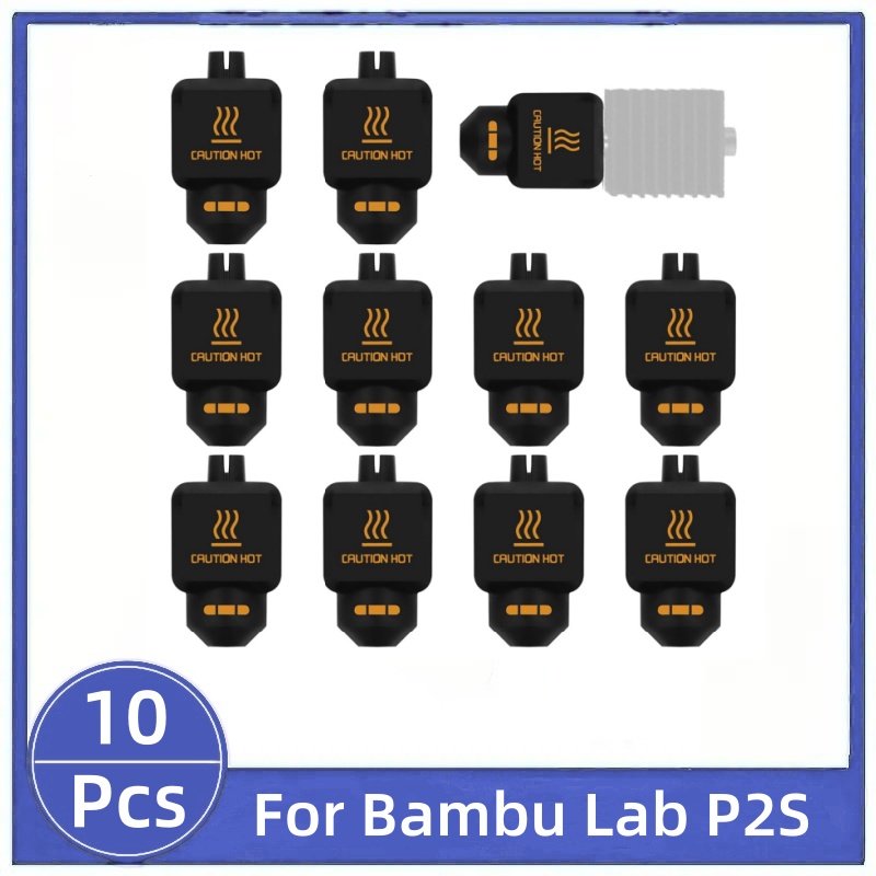 10 個ブラックシリコンソックス Bambu Lab P2S - 3D Printing Bambu Lab のレビューと価格