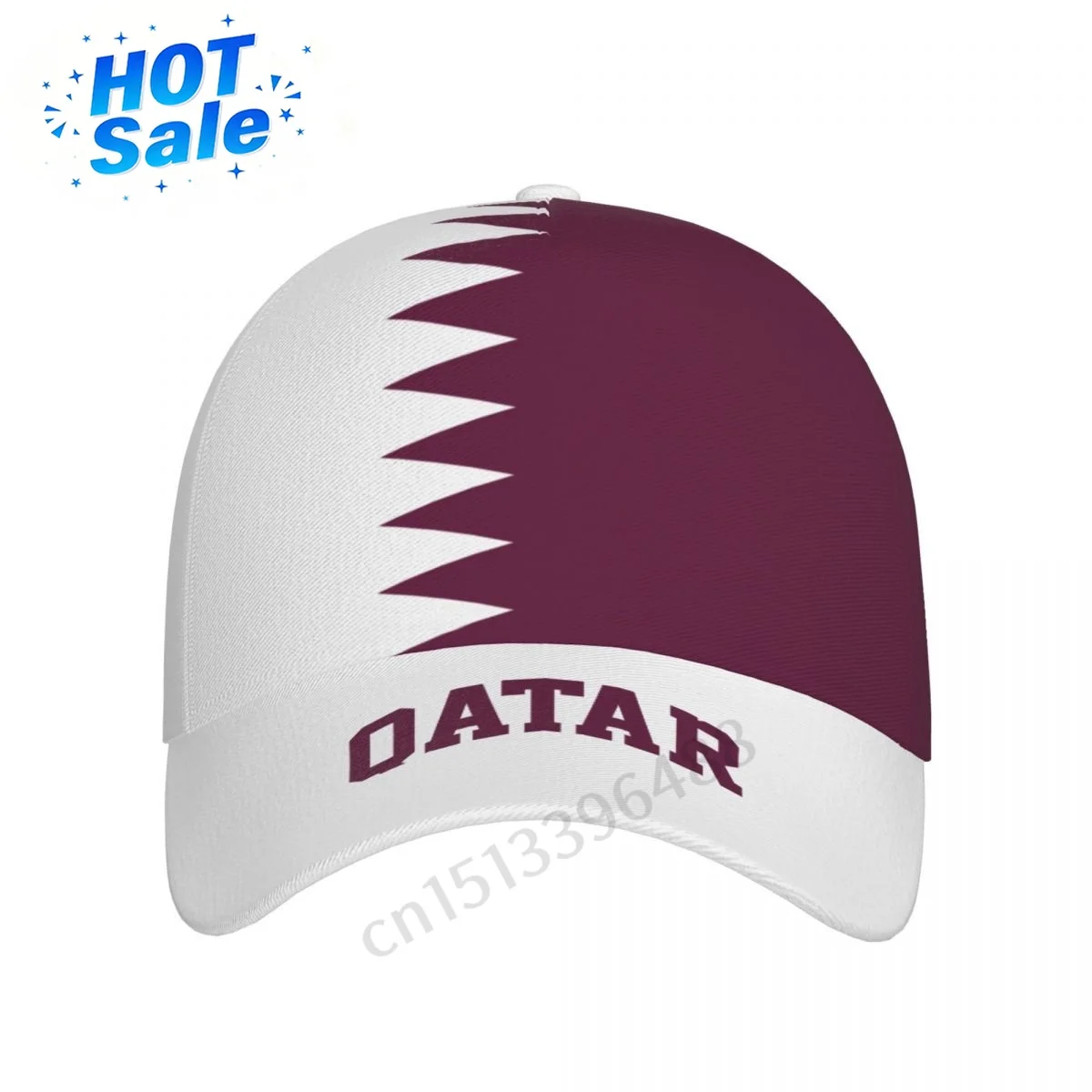 カスタムハット2025カタール国旗3Dサッカーハット日除け野 - 3D Printing Qatar のレビューと価格