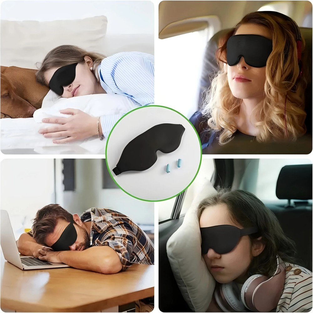 3Dアイマスク、快適で通気性のあるノーズパッド付き睡眠マスク - 3D Printing Mask のレビューと価格
