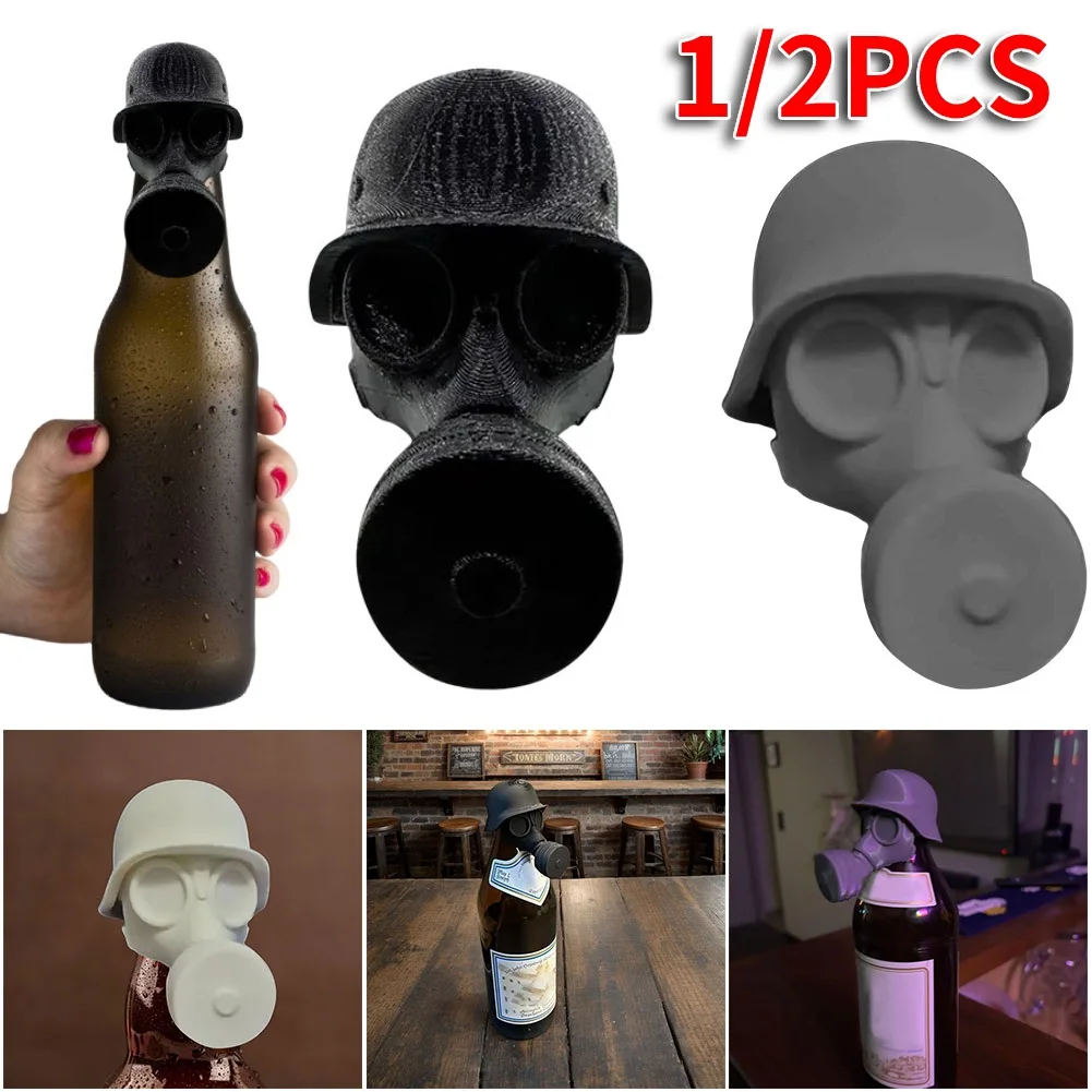 1/2 個 3D 印刷ガスマスクビールボトルトッパー再利用可 - 3D Printing Mask のレビューと価格