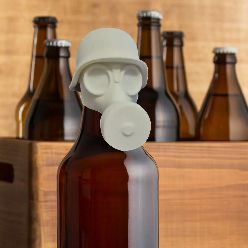 1/2 個 3D 印刷ガスマスクビールボトルトッパー再利用可 - 3D Printing Mask のレビューと価格