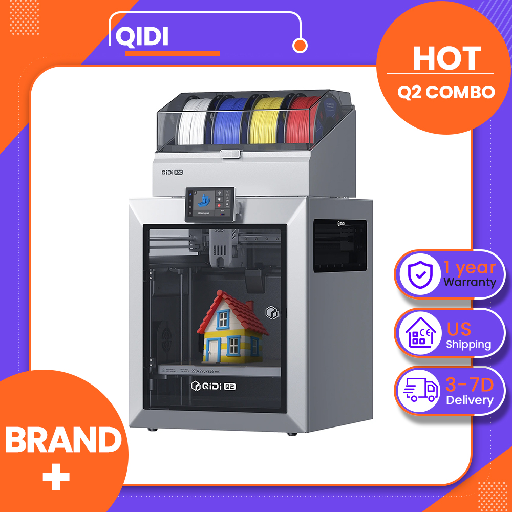 QIDI Q2 コンボ 3Dプリンター。最大印刷速度600m - 3D Printing Online Service のレビューと価格