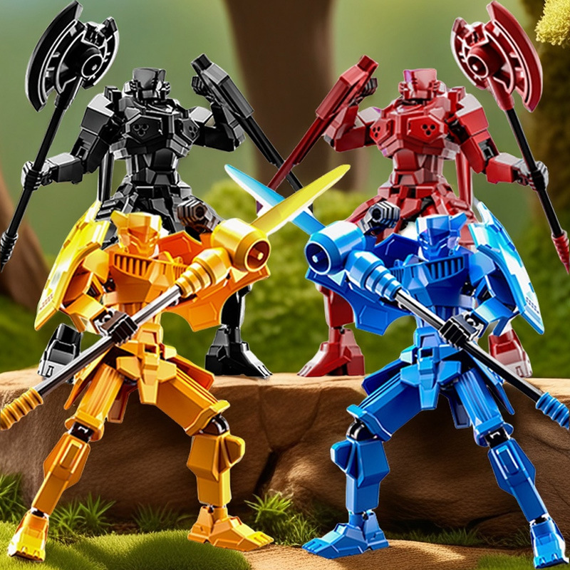 3Dプリントキャラクターフィギュア騎士マネキン多関節可動変形 - 3D Printing Lego Bricks のレビューと価格