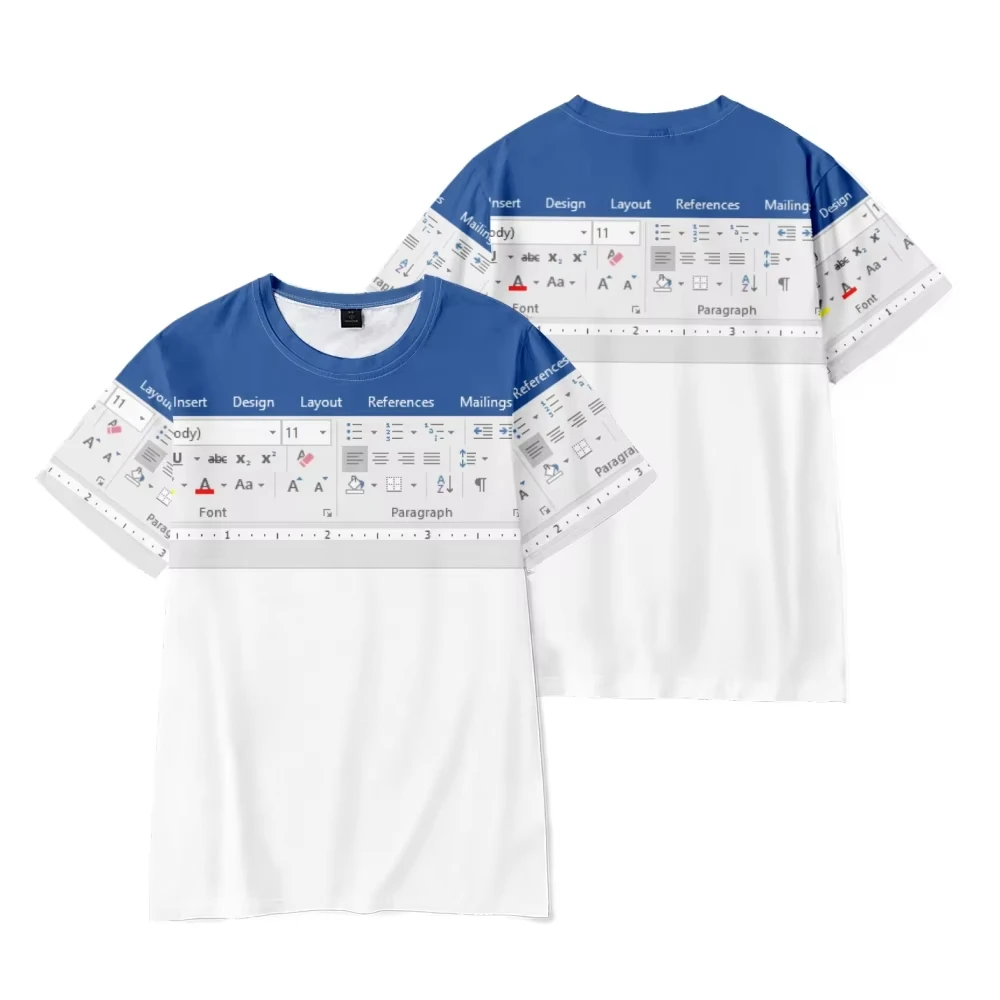 エクセル柄のハワイアンシャツ、メンズTシャツ、スプレッドシー - 3D Printing Online Service のレビューと価格